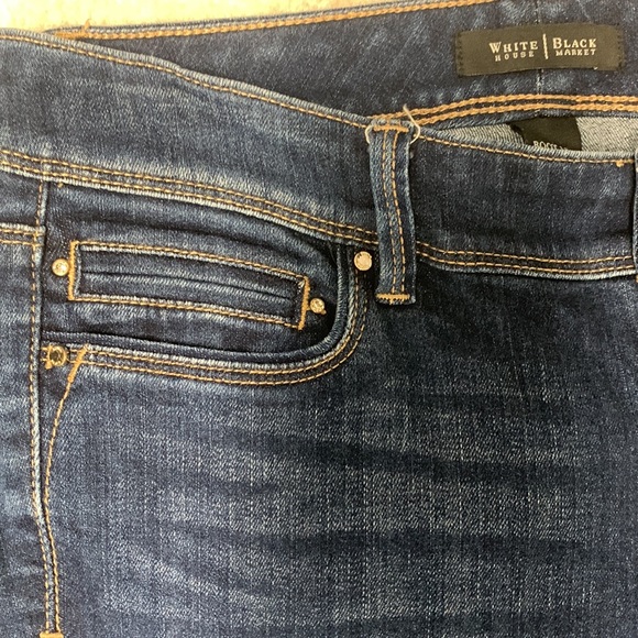 White House Black Market boot leg blue jeans - Picture 7 of 10